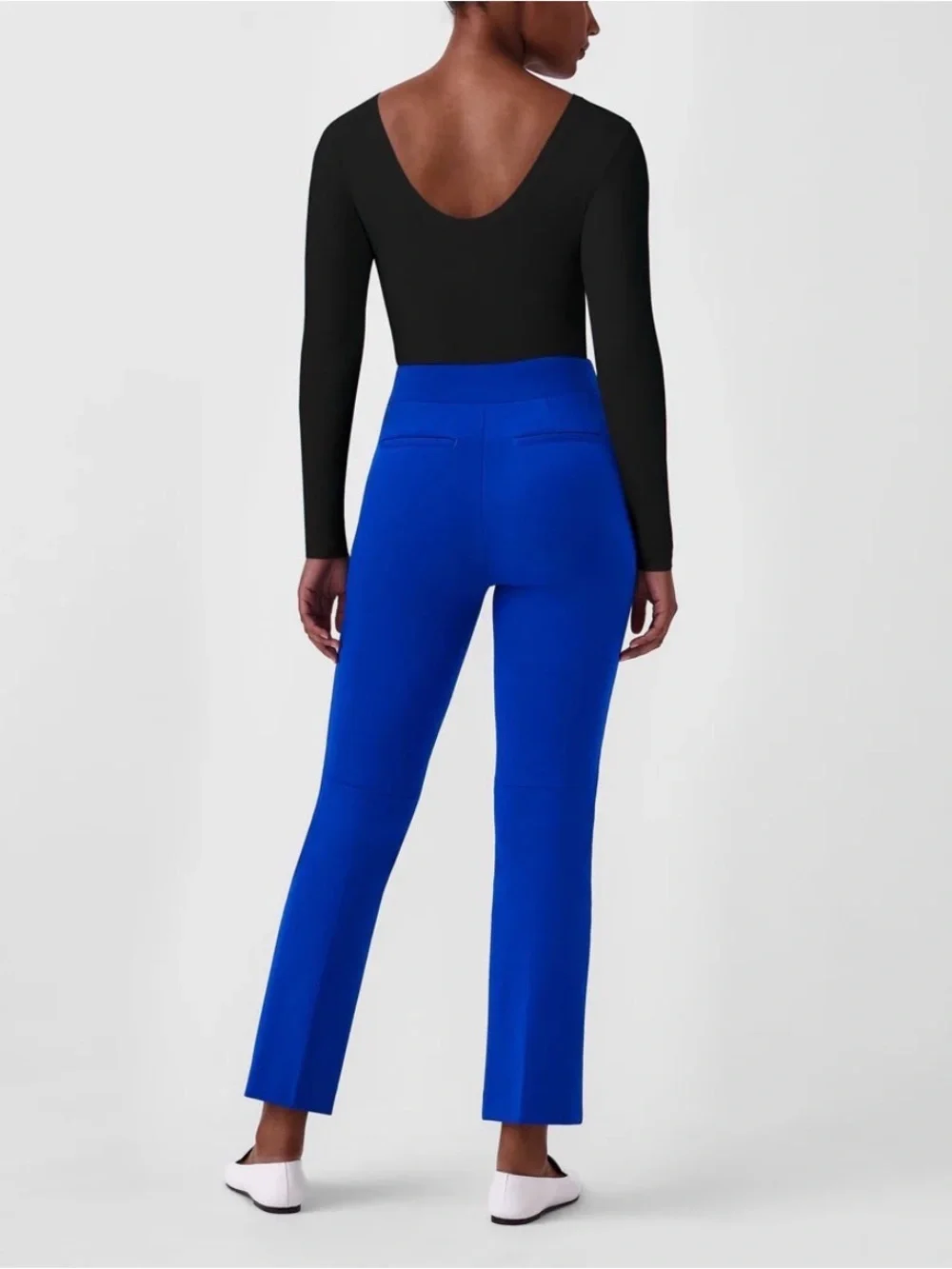 SPANX perfect pant Women's Electric Blue Straight Leg Pants